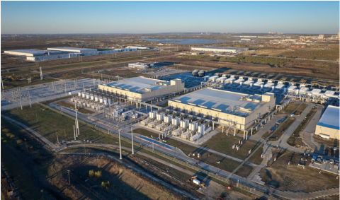 A Google Data Center in Ellis County, TX. Source: Google
