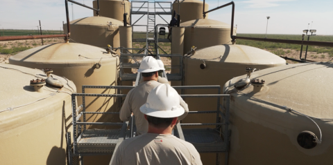 A Waterbridge Produced Water Handling Facility. Source:  Waterbridge