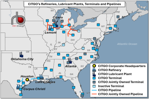 CITGO’s Refineries, Lubricant Plants, Terminals and Pipelines