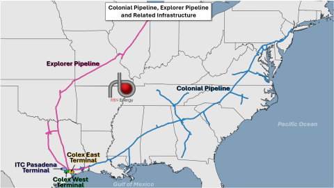 Colonial Pipeline, Explorer Pipeline and Related Infrastructure