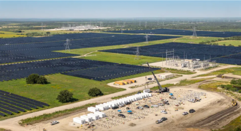 Rendering of an Energy Park Being Developed by Google, Intersect Energy and TPG Rise Climate