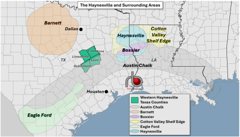 The Haynesville and Surrounding Areas