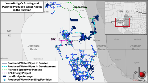 WaterBridge’s Existing and Planned Produced Water Assets in the Permian