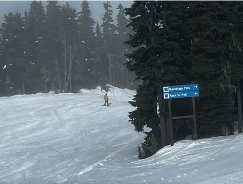Well-Named Slopes at the Whistler Blackcomb Ski Resort in British Columbia