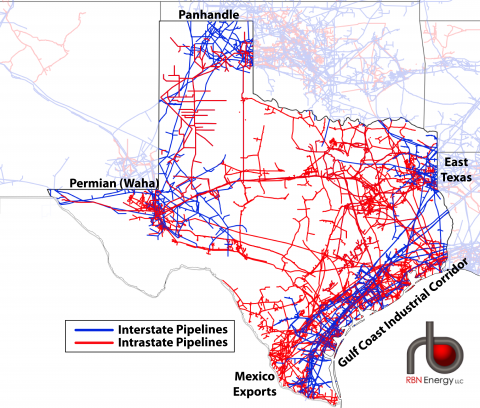 South Texas Pipeline Map