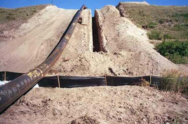 A Pipeline Under Construction. Source:&nbsp;Center for Public Utilities at New Mexico State University