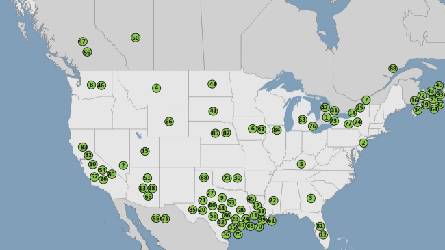 Major Green Hydrogen Projects in North America
