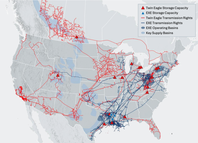 Figure 3. Expand Energy’s and Twin Eagle’s Gas Transmission and Storage Rights.&nbsp;Source: Expand Energy
