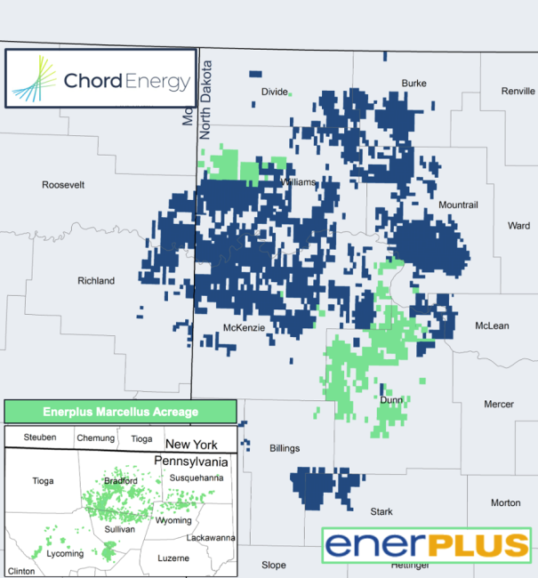 Chord Energy and Enerplus’s Acreage in the Bakken