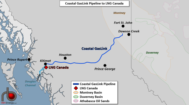 Coastal GasLink Pipeline to LNG Canada
