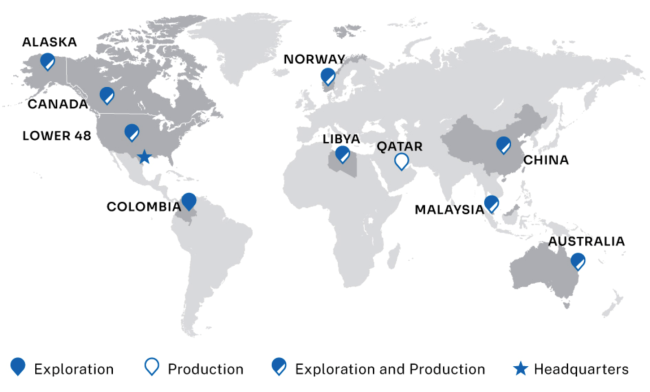 ConocoPhillips’s Global E&P Assets