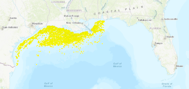 Oil and Gas Infrastructure in the Gulf of Mexico