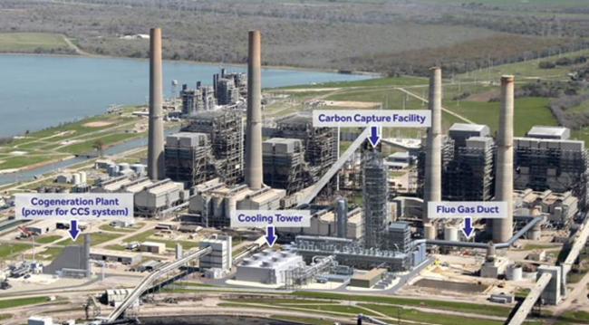 The Petra Nova Project Southwest of Houston