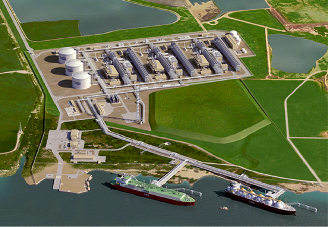 Cheniere Energy’s planned Corpus Christi LNG; Source: Cheniere