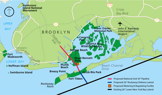 Figure 1; Rockaway Lateral Project; Source: Williams