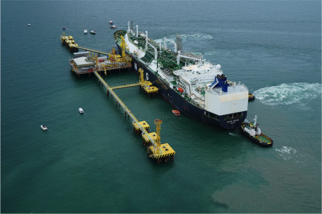 The Bahia Regasification Terminal in Brazil; Source: Petrobras&nbsp;