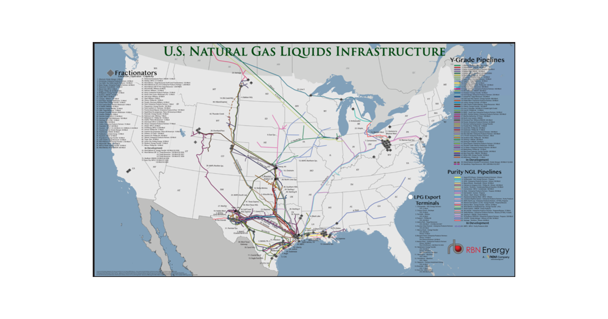 Maps – From Producing Basins to Export Facilities, Our New NGL Infrastructure Map Lays It All Out