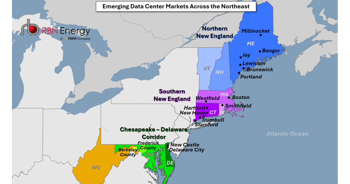 I Want More – As Data Centers Come to More Northeast States, Natural Gas Market Prepares for Growth